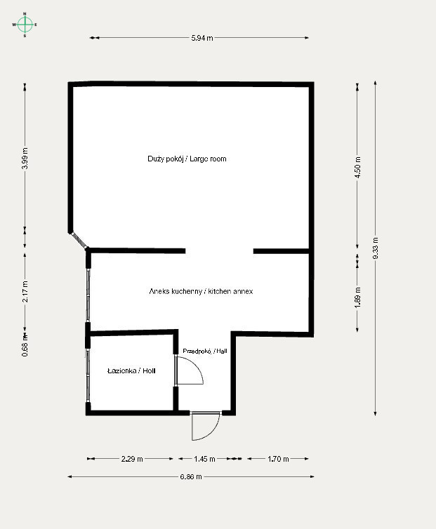 Mieszkanie 54 m², Gliwice, Stare Gliwice, Zygmunta Starego - zdjęcie 8
