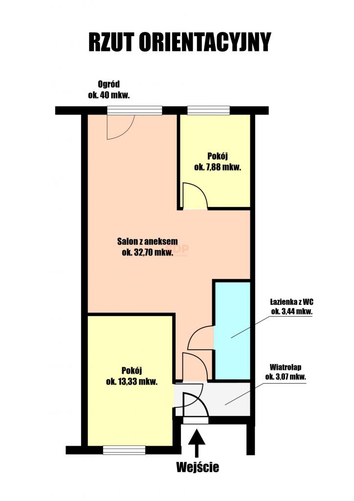 Mieszkanie 61&nbsp;m², Iwiny, Akacjowa - zdjęcie 5