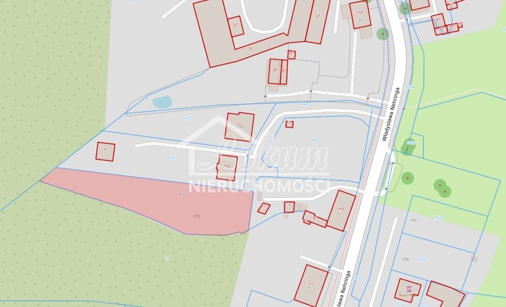 Działka budowlana 1571&nbsp;m², Szczecin, Żelechowa, Władysława Nehringa - zdjęcie 3