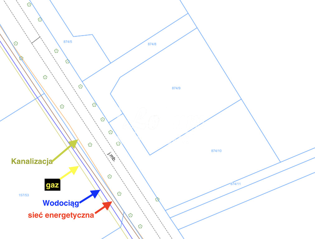 Działka budowlana 1102&nbsp;m², Rzędziny - zdjęcie 2
