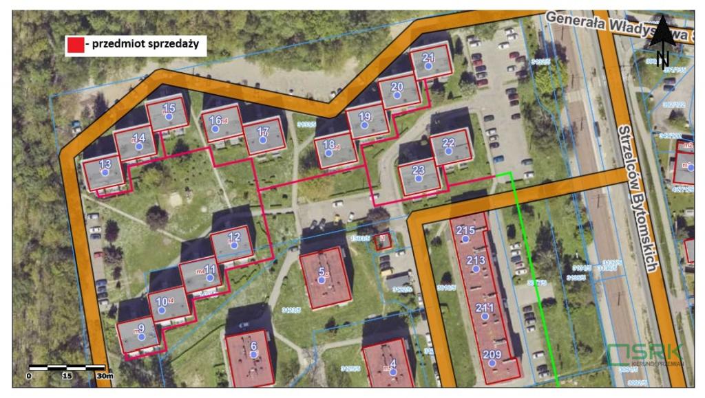 Działka inwestycyjna 25 m², Bytom, Strzelców Bytomskich - zdjęcie 1