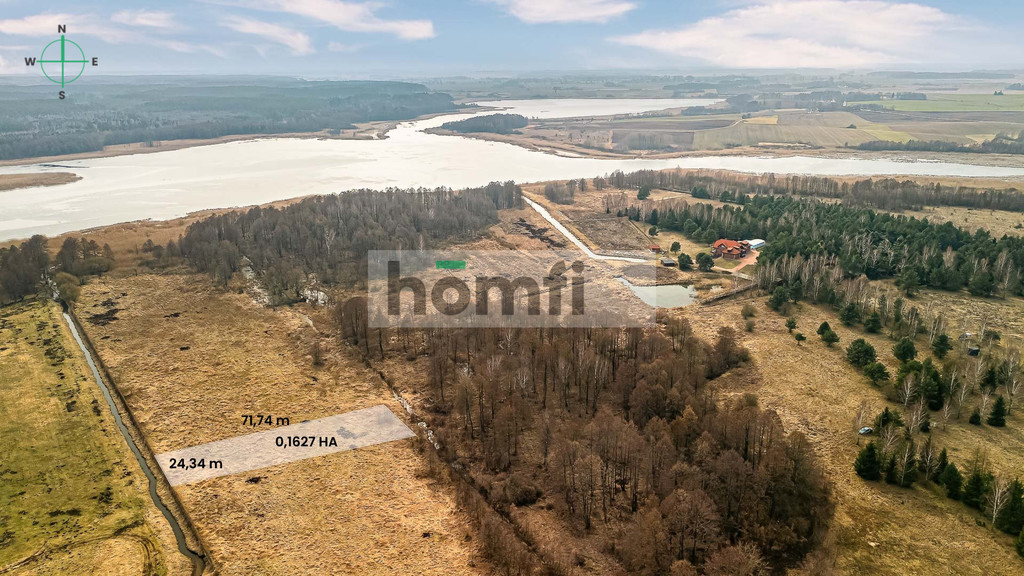 Działka budowlana 1627 m², Skomętno Wielkie - zdjęcie 1