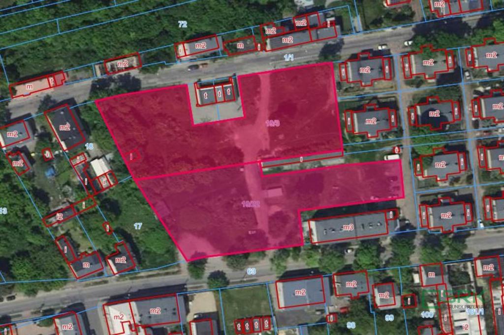 Działka inwestycyjna 6458 m², Będzin, 1 Maja / Brata Alberta - zdjęcie 1