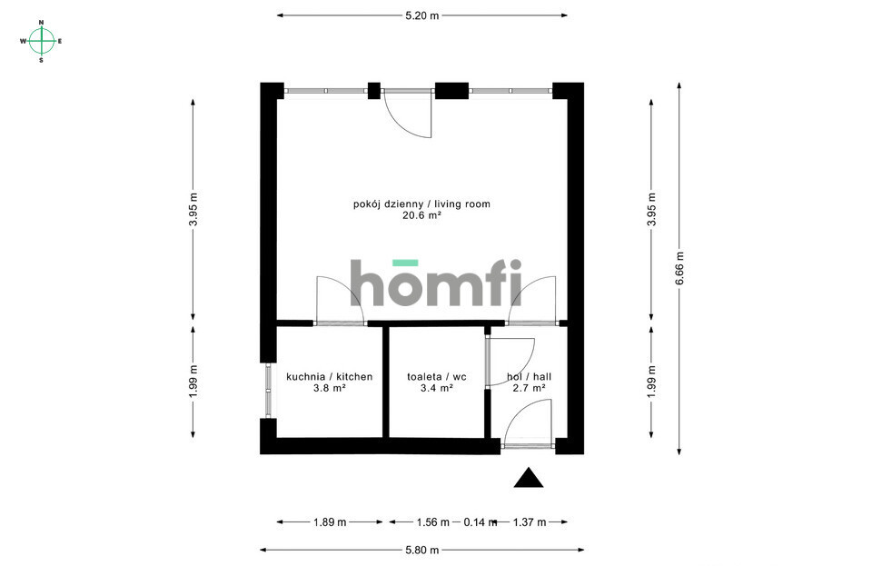 Mieszkanie 30,1&nbsp;m², Orzysz, os. Robotnicze - zdjęcie 7