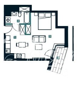 Mieszkanie 34,39 m², Świnoujście, Jana Matejki - zdjęcie 1