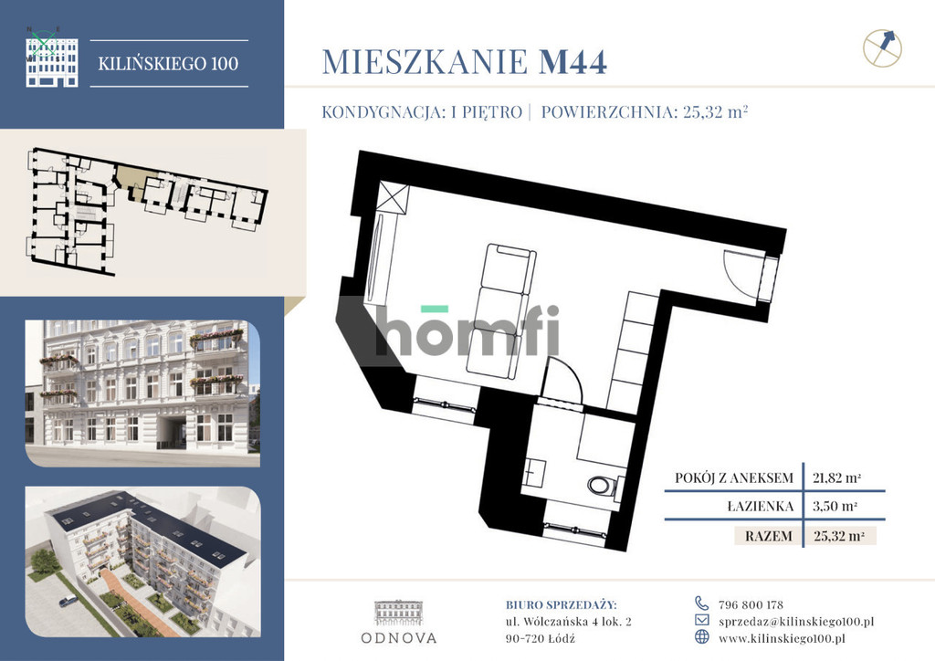 Mieszkanie 26,15 m², Łódź, Śródmieście, Jana Kilińskiego - zdjęcie 13