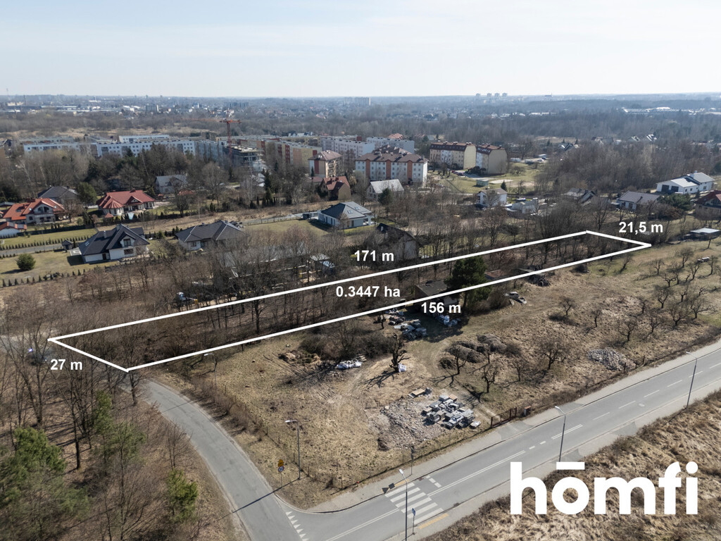Działka budowlana 3461 m², Radom, Wośniki, Skrajna - zdjęcie 2
