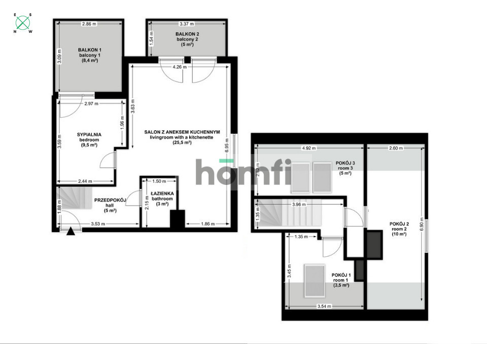 Mieszkanie 60,58 m², Kraków, Grębałów, Gustawa Morcinka - zdjęcie 8