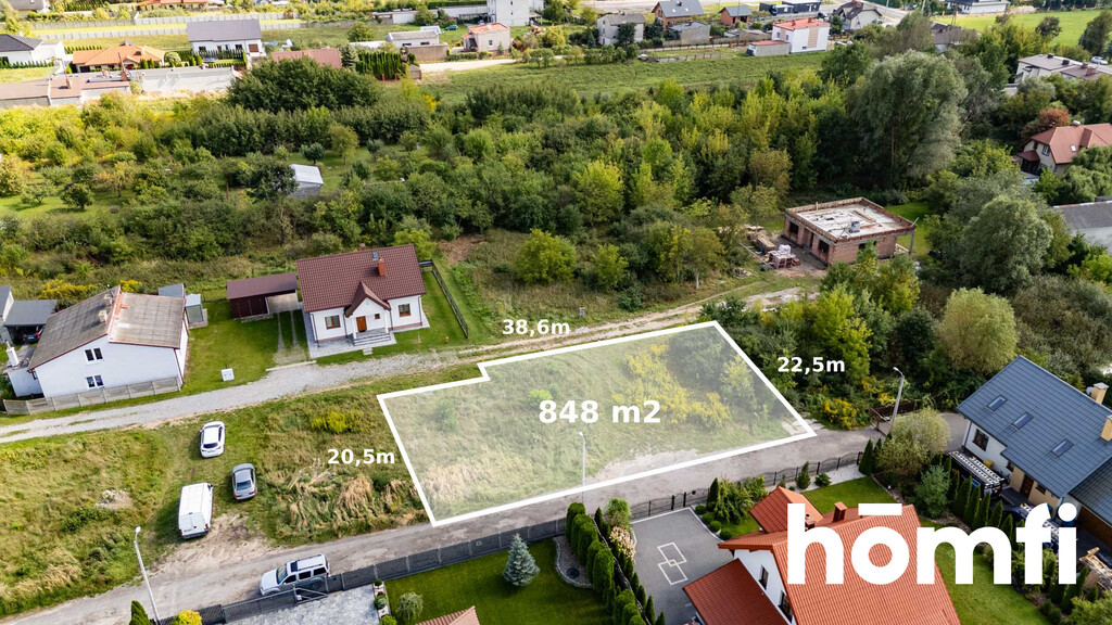 Działka budowlana 848&nbsp;m², Wacyn, Jaśminowa - zdjęcie 1