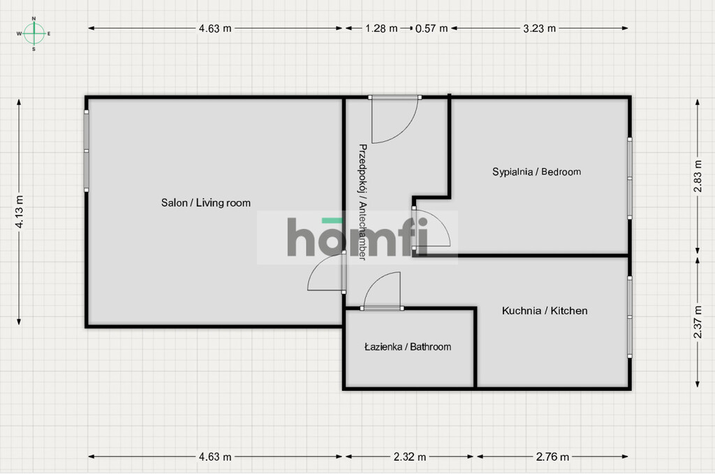 Mieszkanie 47 m², Jaworzno, Jaworzno-Jeziorki, Chopina Boczna - zdjęcie 13