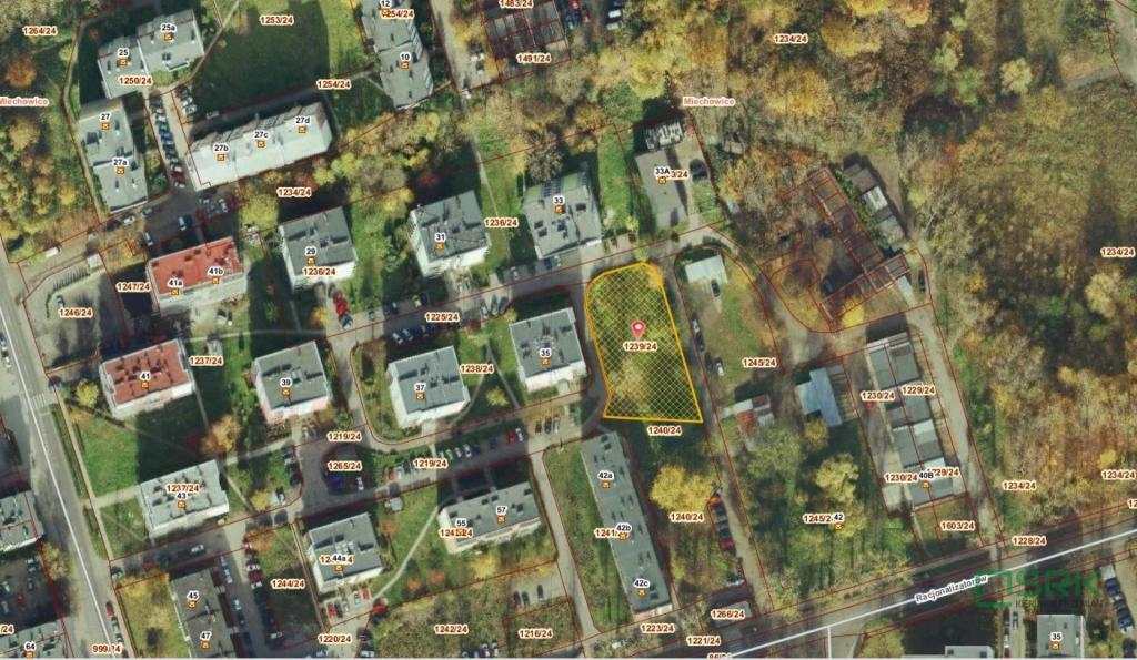 Działka inwestycyjna 1199&nbsp;m², Bytom, Racjonalizatorów - zdjęcie 1