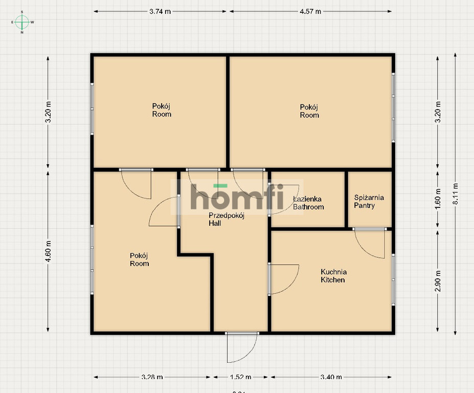 Mieszkanie 101,45 m², Radom, Śródmieście, Stanisława Moniuszki - zdjęcie 15