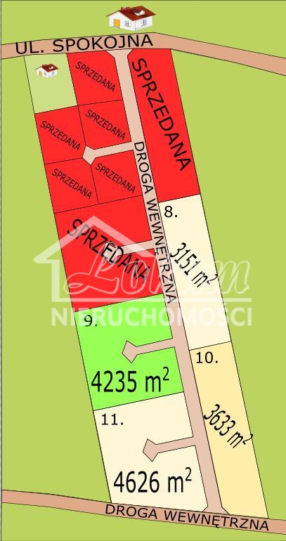 Działka rolna 4235&nbsp;m², Żarnowo - zdjęcie 7