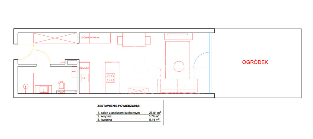 Mieszkanie 37,01&nbsp;m², Szczecin - zdjęcie 10