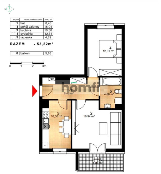 Mieszkanie 53,22 m², Rzeszów, Żmigrodzka - zdjęcie 10
