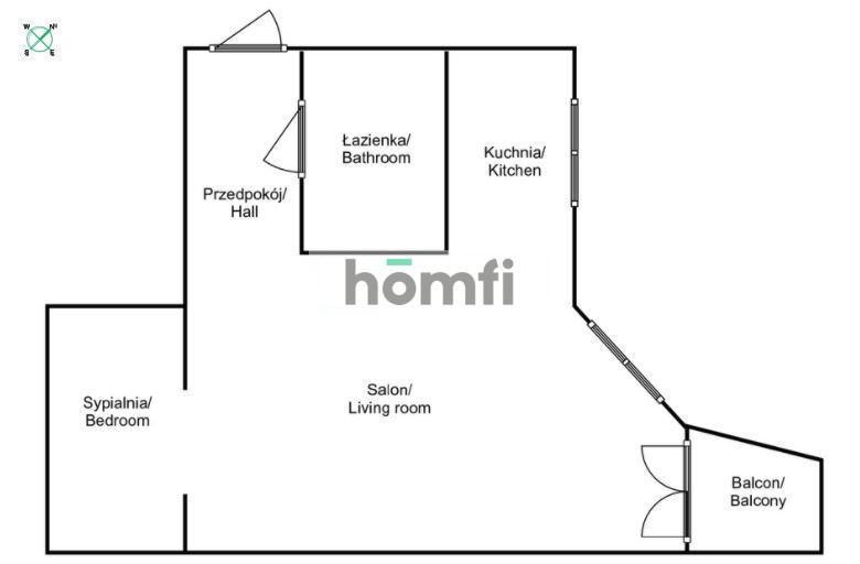 Mieszkanie 30,31 m², Wrocław, Stefana Żeromskiego - zdjęcie 16