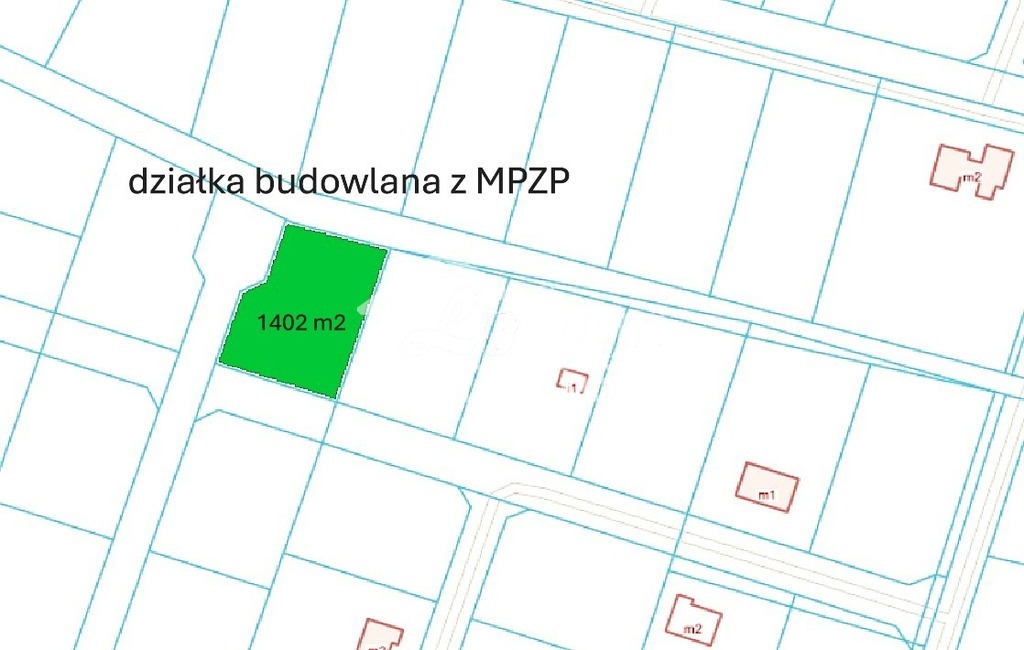 Działka budowlana 1402&nbsp;m², Niedźwiedź - zdjęcie 4