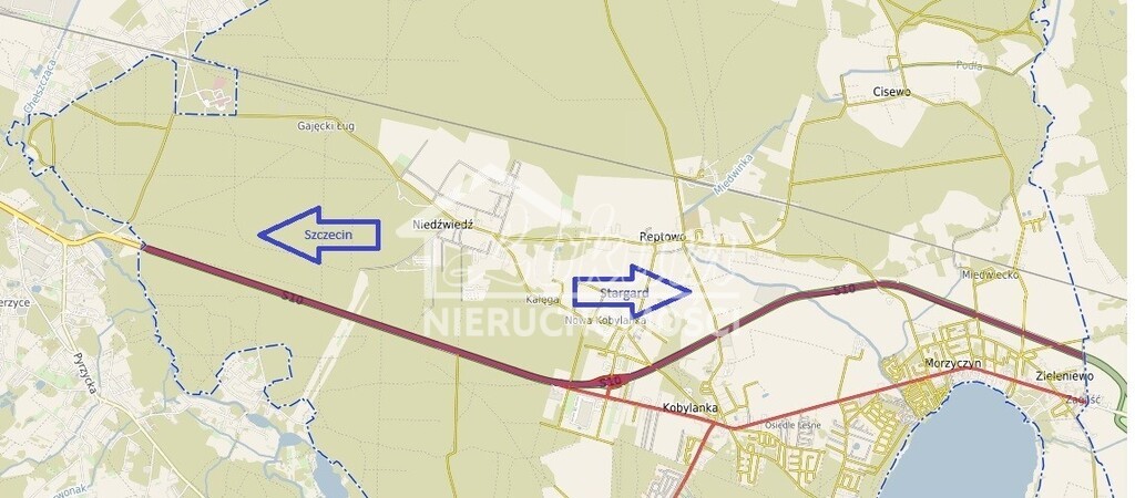 Działka budowlana 1402&nbsp;m², Niedźwiedź - zdjęcie 5