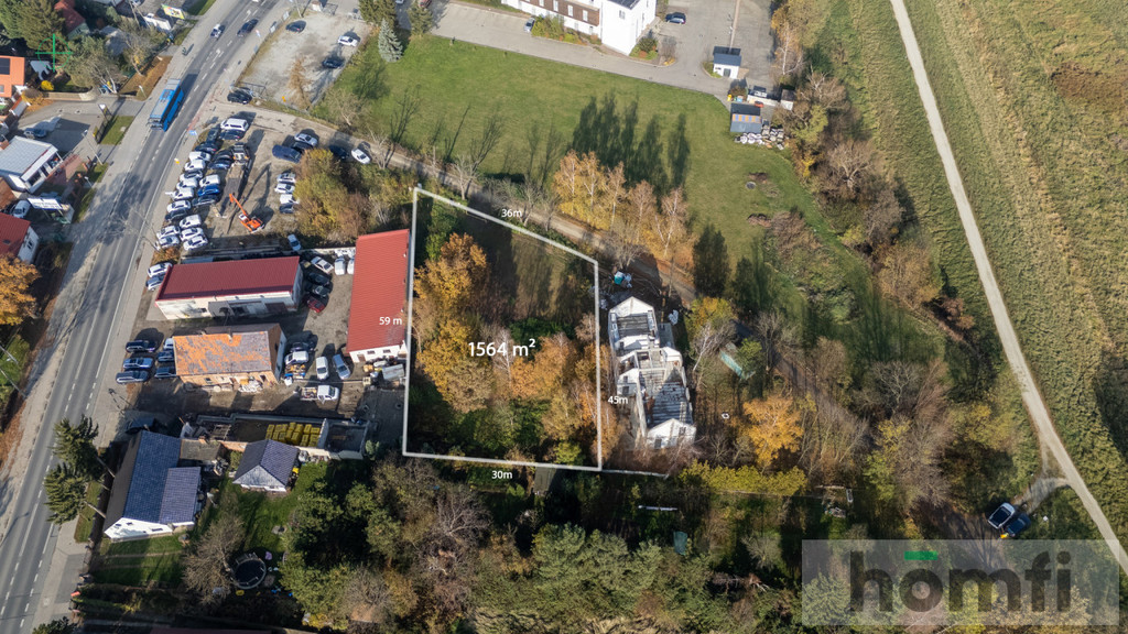 Działka budowlana 1564&nbsp;m², Wrocław, Psie Pole, Cholewkarska - zdjęcie 2