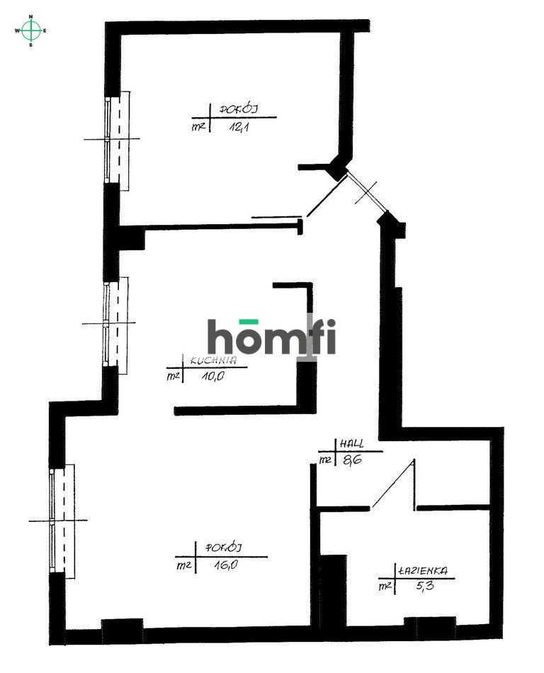Mieszkanie 52&nbsp;m², Warszawa, Ursynów, rtm. Witolda Pileckiego - zdjęcie 16