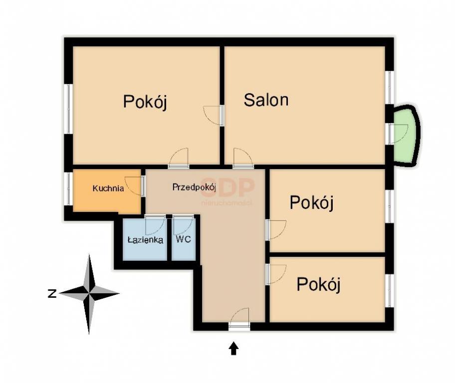 Mieszkanie 85 m², Wrocław, Śródmieście, Rynek-Ratusz - zdjęcie 3