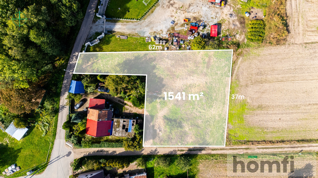 Działka budowlana 1541 m², Stróża, Ogrodowa - zdjęcie 1