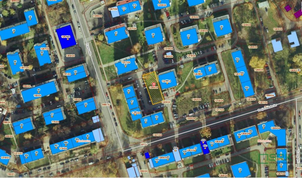 Działka inwestycyjna 526&nbsp;m², Bytom, Francuska - zdjęcie 1