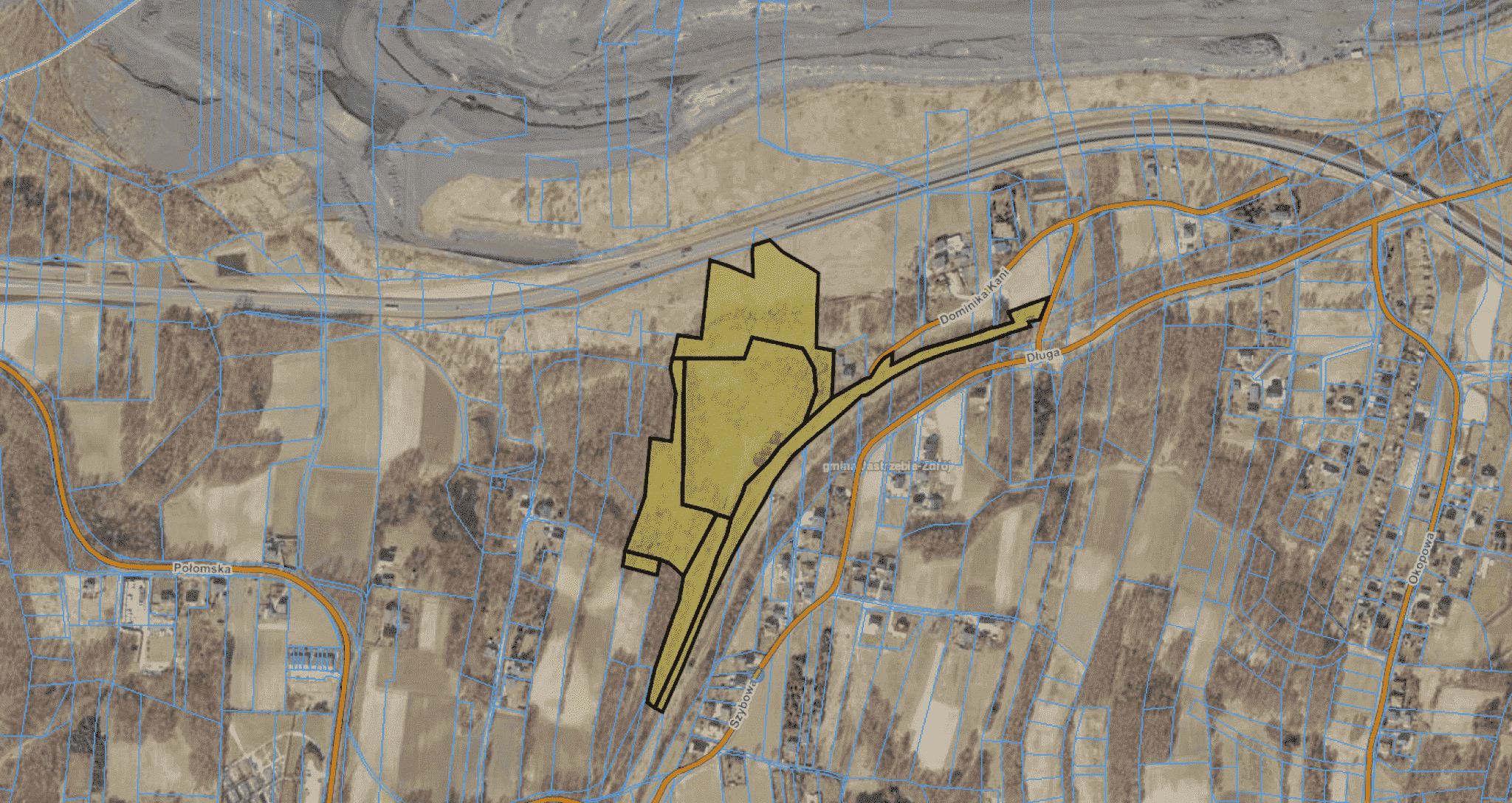 Działka inwestycyjna 6,87 ha, Jastrzębie-Zdrój, Szybowa - zdjęcie 1