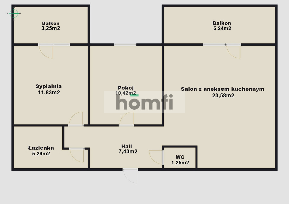 Mieszkanie 59,8 m², Rzeszów, Słocina, Ignacego Paderewskiego - zdjęcie 19