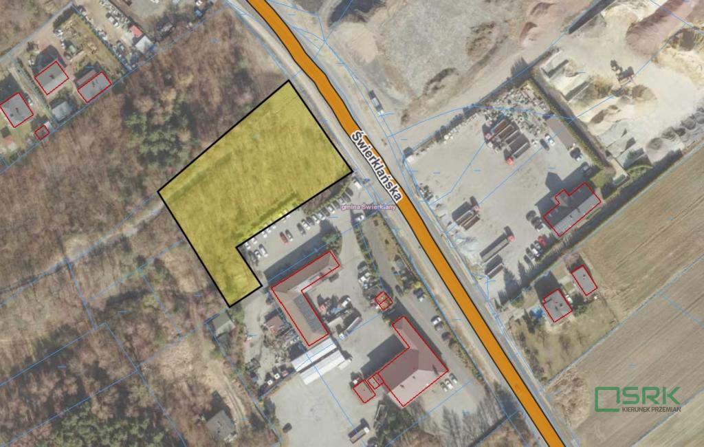 Działka inwestycyjna 3589 m², Świerklany, Świerklańska - zdjęcie 3