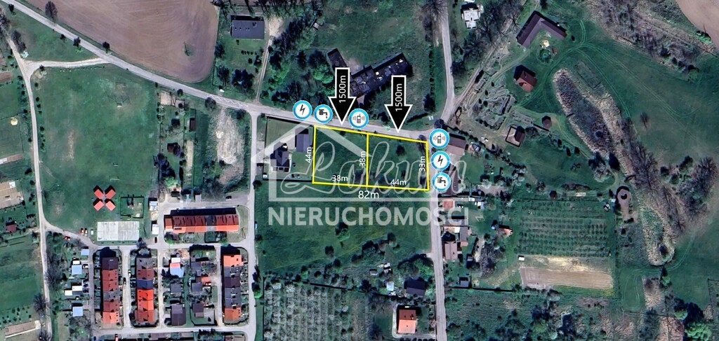 Działka budowlana 1500&nbsp;m², Gogolice - zdjęcie 9