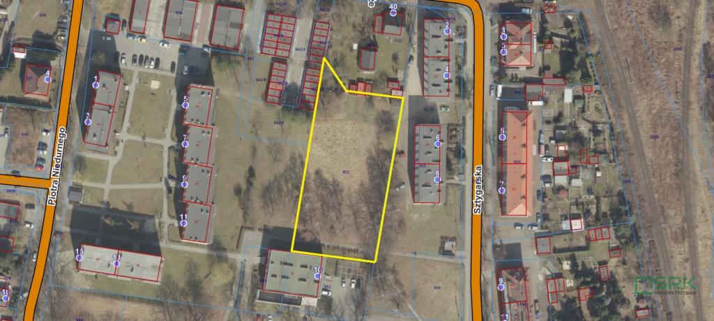 Działka inwestycyjna 2952&nbsp;m², Gliwice, Sztygarska - zdjęcie 1