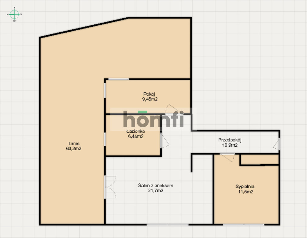 Mieszkanie 60 m², Łódź - zdjęcie 14