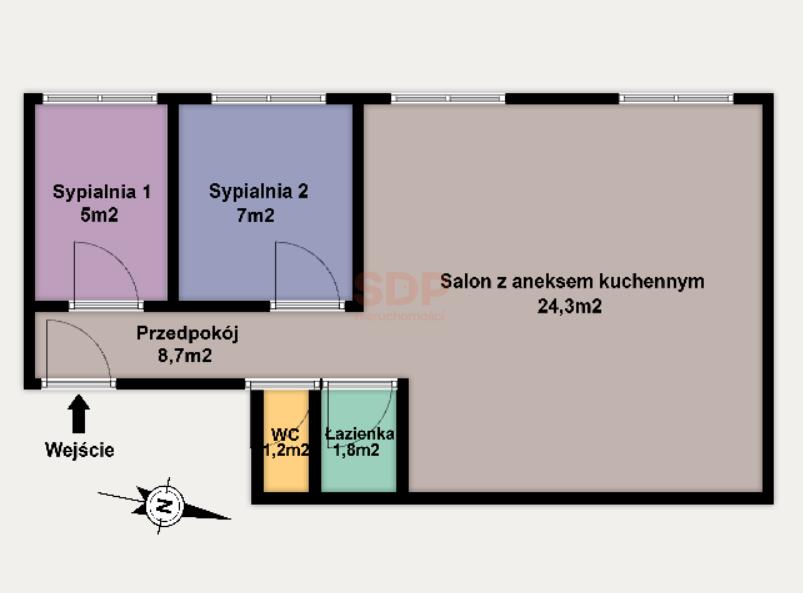 Mieszkanie 47 m², Łódź, Śródmieście, Wschodnia - zdjęcie 12
