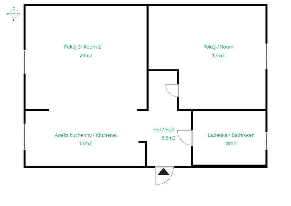 Mieszkanie 64&nbsp;m², Gdańsk, Orunia, Grabowa - zdjęcie 19