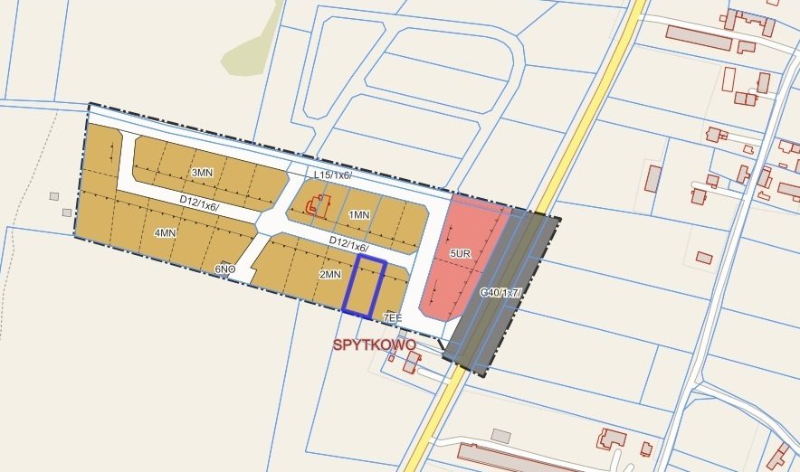 Działka budowlana 1184&nbsp;m², Spytkowo - zdjęcie 2