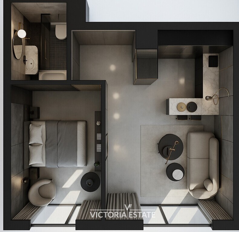 Mieszkanie 44,08&nbsp;m², Kraków, Bronowice, Na Błonie - zdjęcie 7