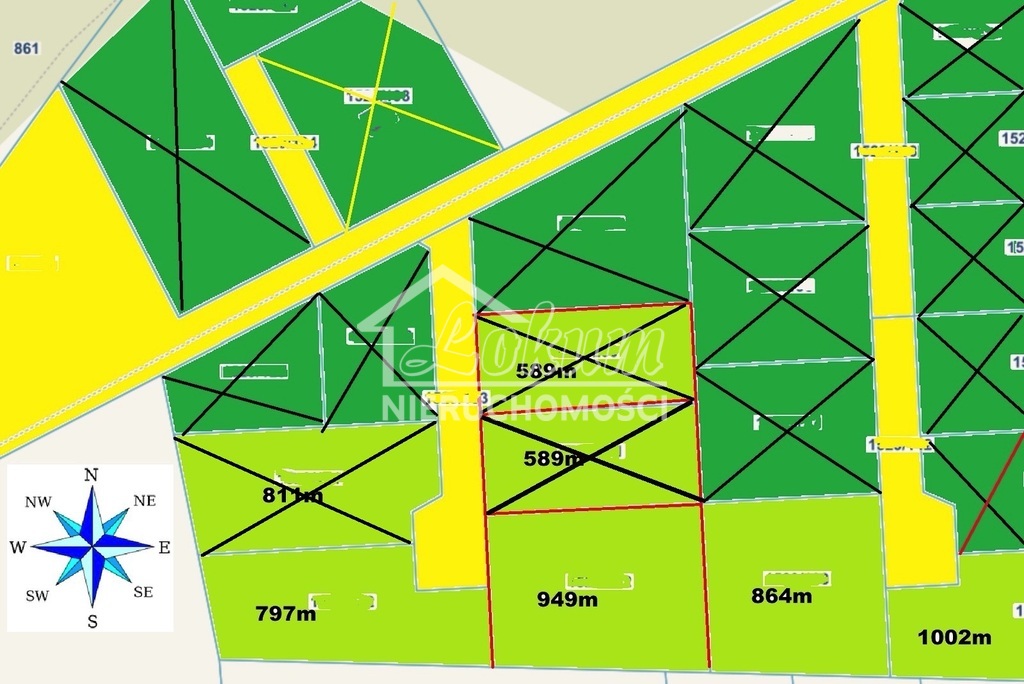 Działka budowlana 797&nbsp;m², Dobra - zdjęcie 2