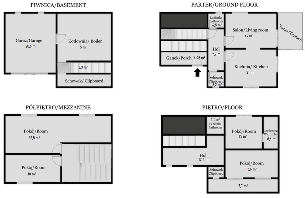 Dom 182&nbsp;m², Horyniec-Zdrój, Adama Mickiewicza - zdjęcie 18