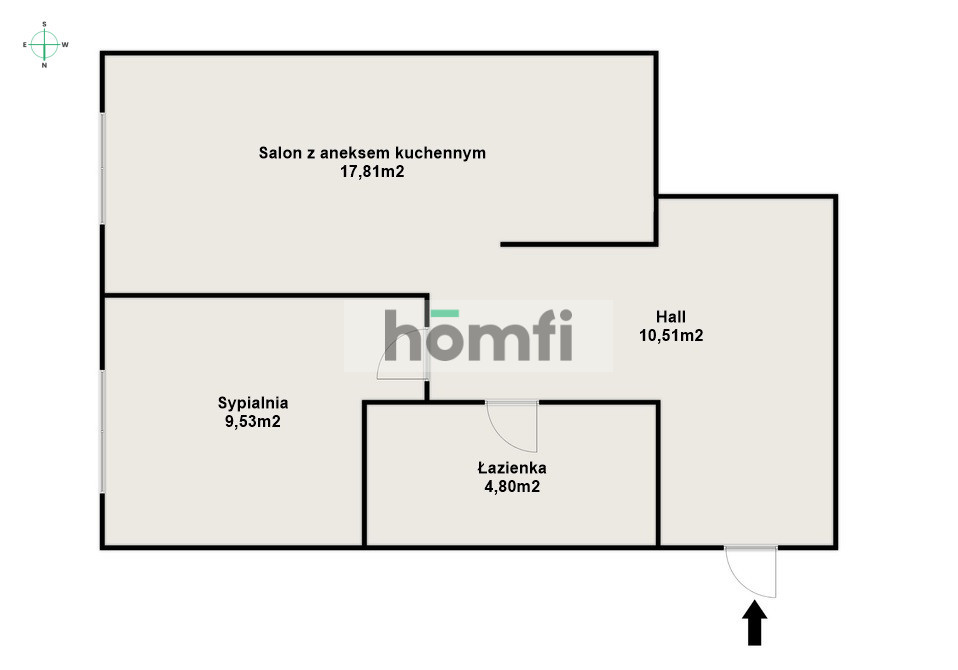 Mieszkanie 42,65 m², Rzeszów, Drabinianka, Eugeniusza Kwiatkowskiego - zdjęcie 10