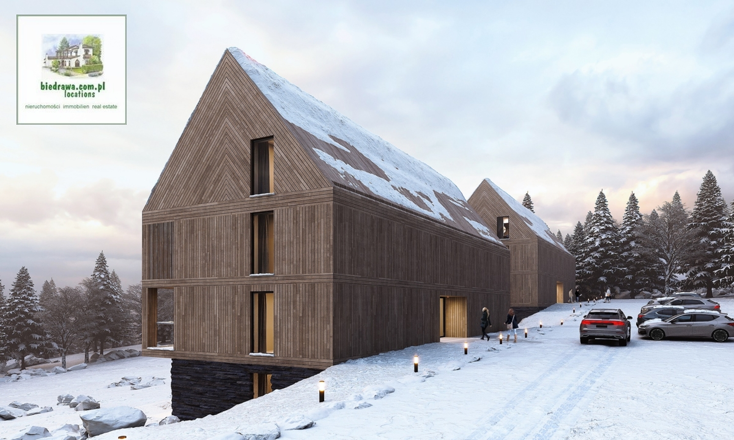 Zieleniec - działka z PnB, 2 budynki 15 apartamentów - zdjęcie 2