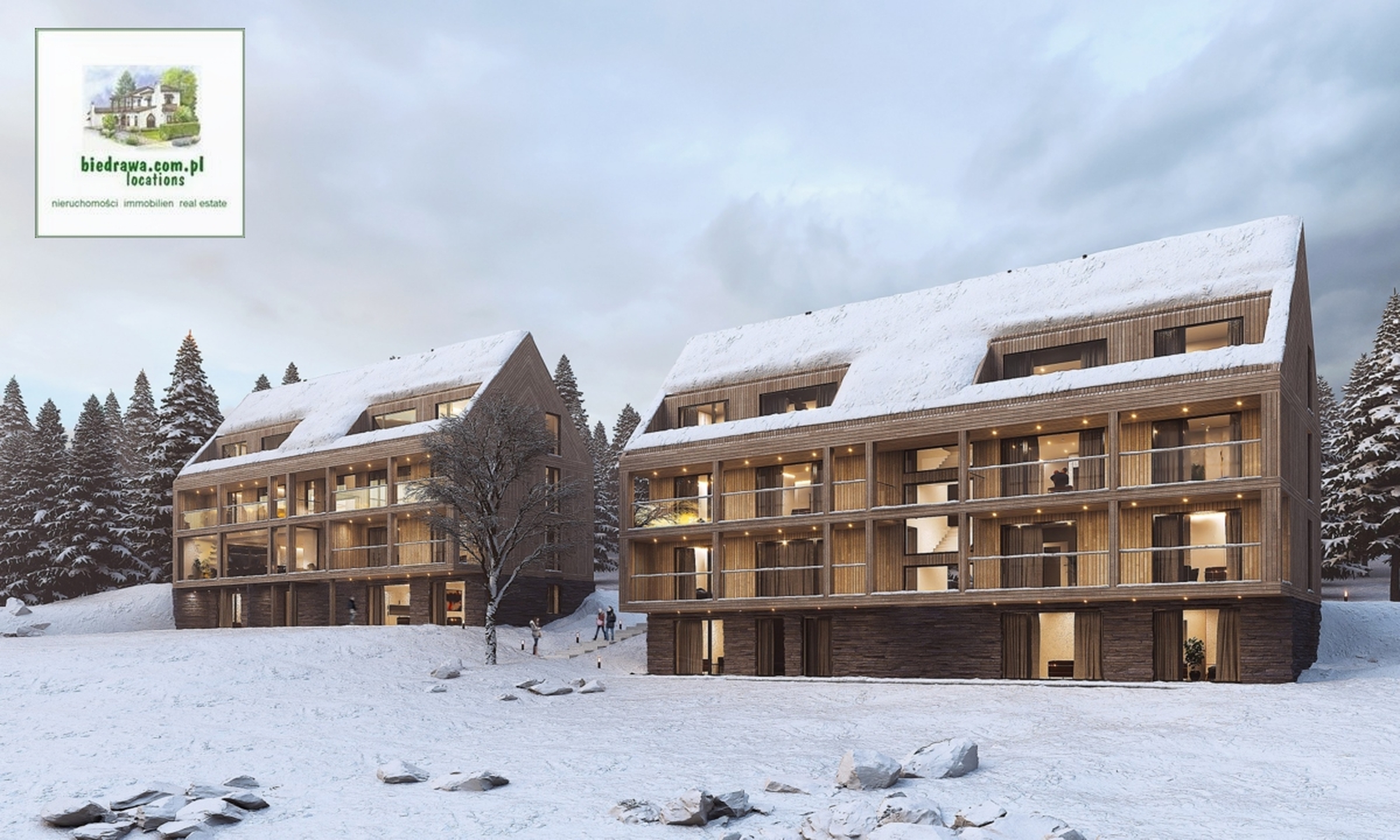 Zieleniec - działka z PnB, 2 budynki 15 apartamentów - zdjęcie 3