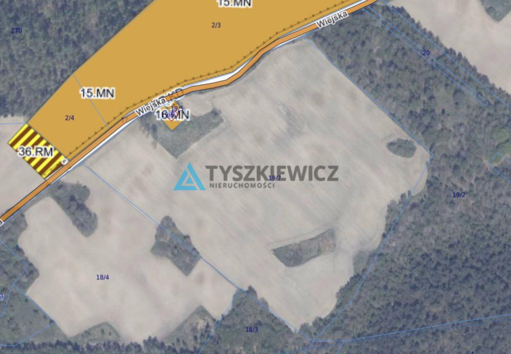 Pięknie położona działka w miejscowości Borowina - zdjęcie 13