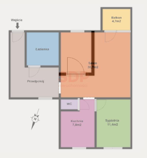 Mieszkanie 64 m², Łódź, Okoniowa - zdjęcie 14