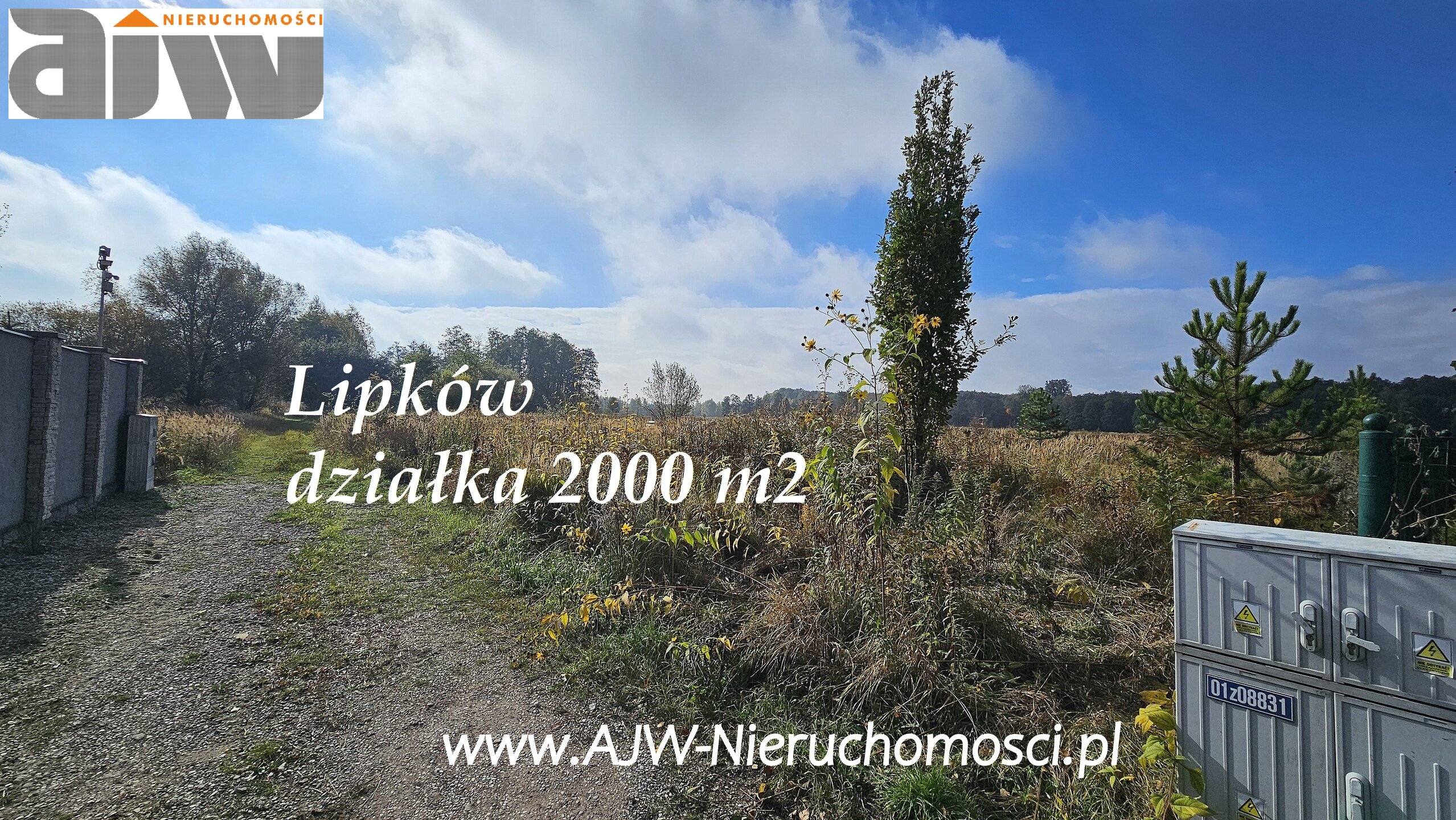 Lipków, działka 2000 m2 - zdjęcie 2