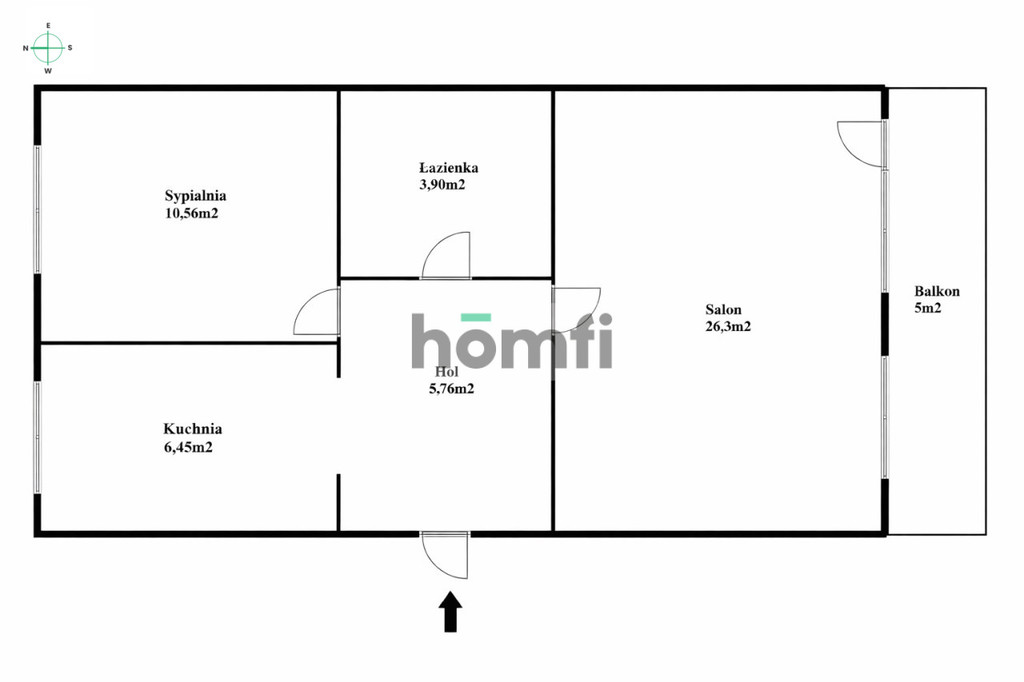 Mieszkanie 52,97 m², Rzeszów, Śródmieście, Sportowa - zdjęcie 11