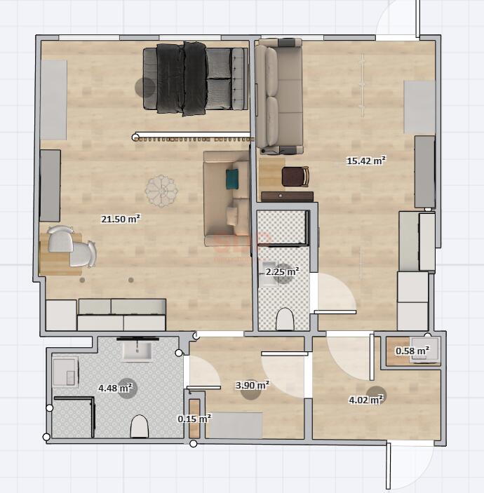 Mieszkanie 53 m², Wrocław, Śródmieście, Jedności Narodowej - zdjęcie 14