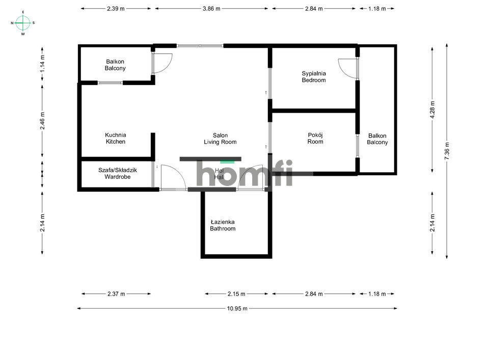 Mieszkanie 61,3 m², Poznań - zdjęcie 16
