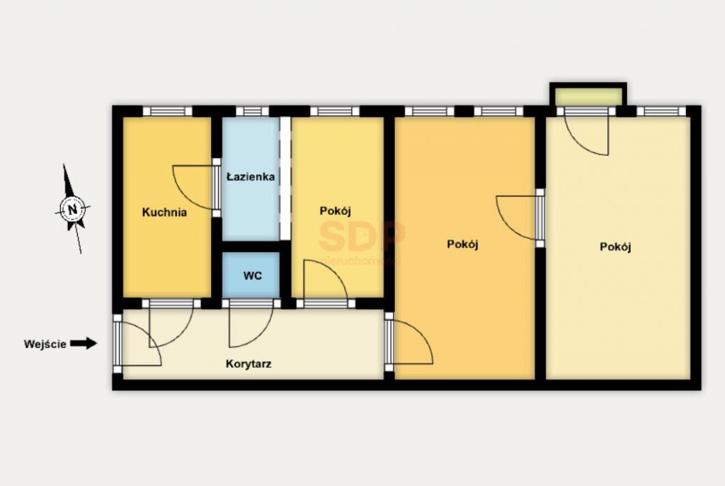 Mieszkanie 69 m², Łódź, Polesie, Legionów - zdjęcie 7