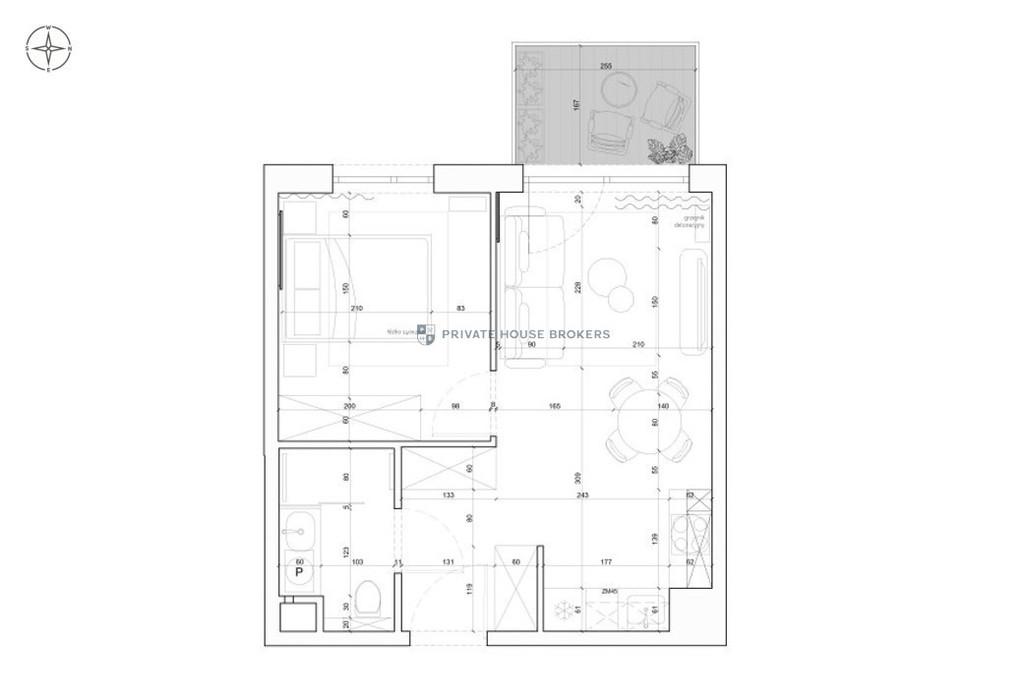 Mieszkanie 36 m², Kraków, Prądnik Biały, Papierni Prądnickich - zdjęcie 13